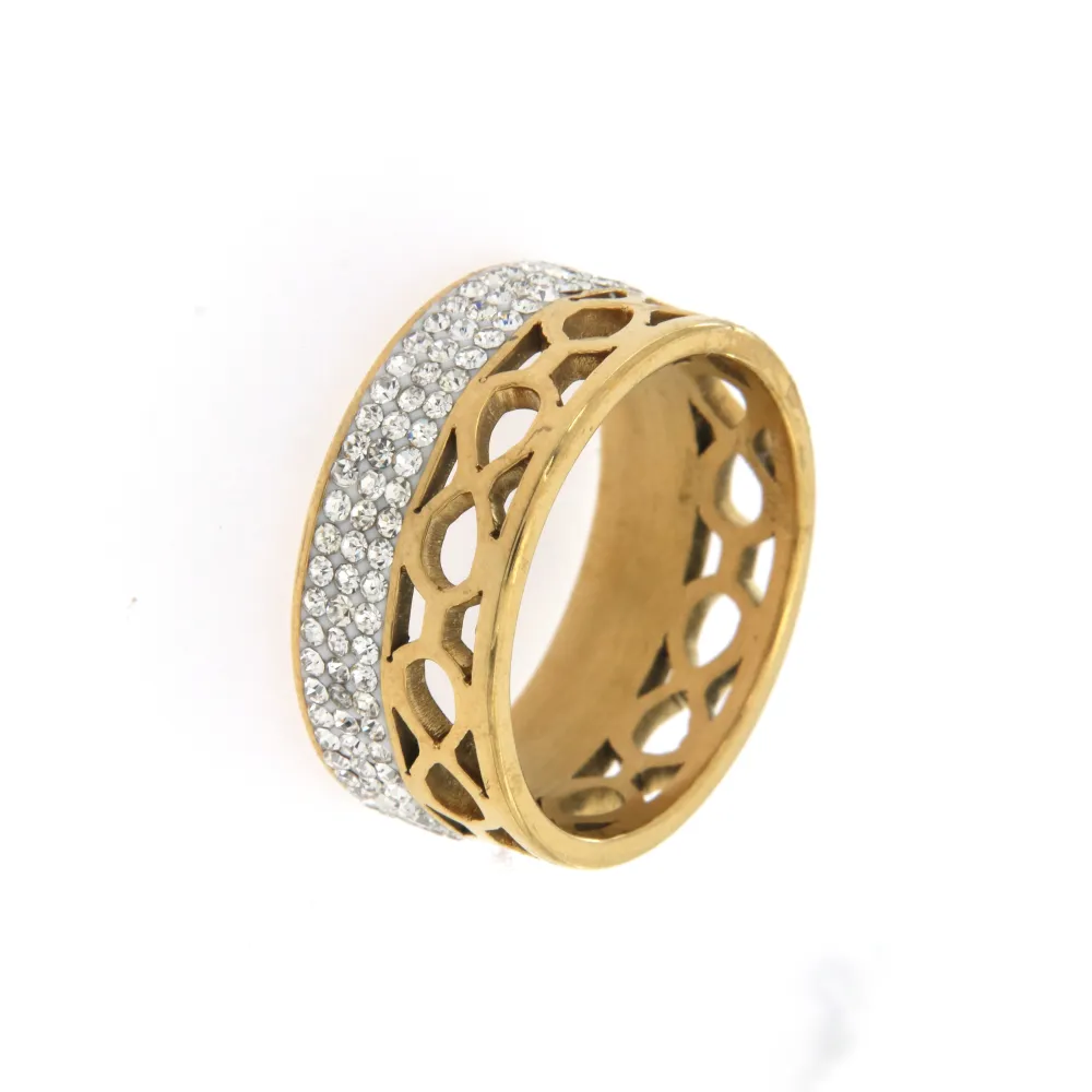 Infinito-12pz Anelli in Acciaio con Misura - AAM105-96