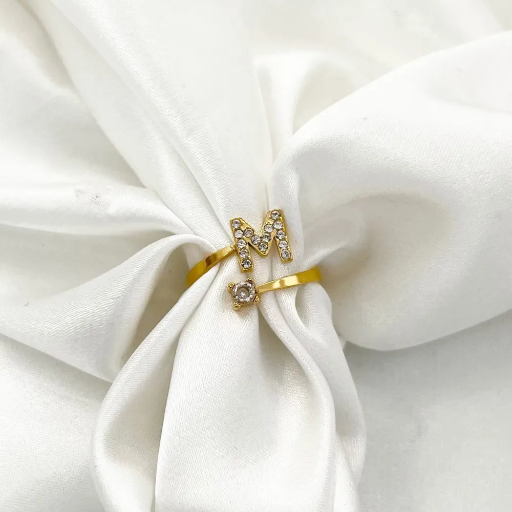 Iniziale-60 pz Anelli in Acciaio - AAR-103-AA358R