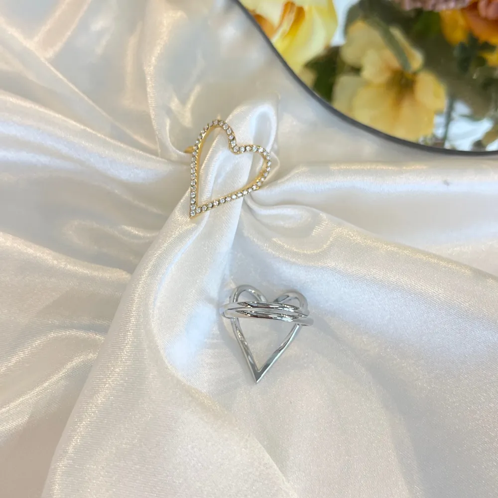 Cuore Vuoto-Anello Regolabile in Acciaio - AAR-103-AA5373R