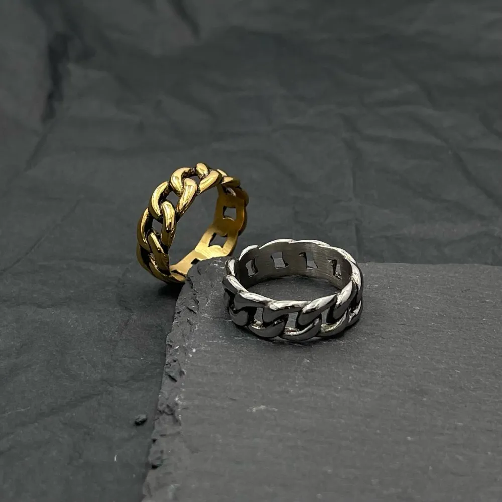 Catena-Anello in Acciaio con Misure - AAU-105-137