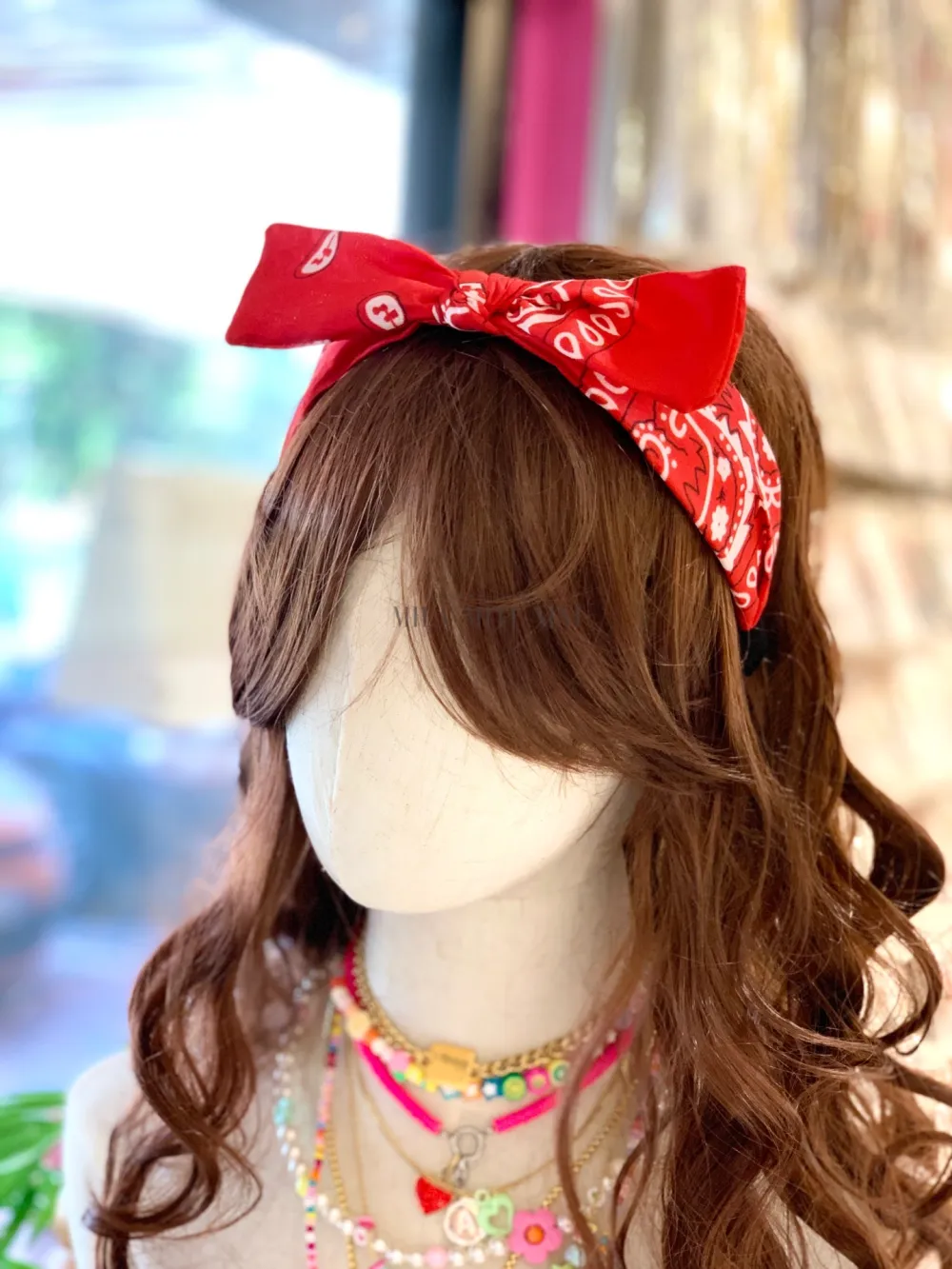 AXC472-06-Fiocco Bandana -12pz Cerchietti per Capelli - AXC472-06-Fiocco Bandana -12pz Cerchietti per Capelli