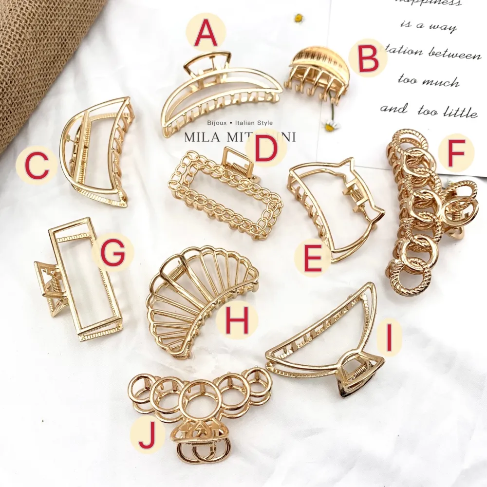 12 Pz Pinze per Capelli Lisci - AXC-556-26A