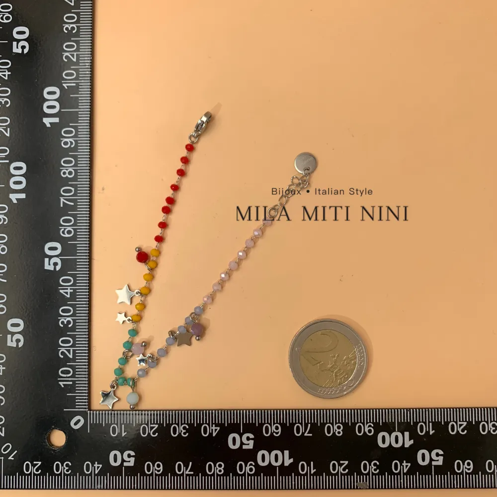 Stella Pendente-Bracciale in Acciaio con Chiusura - BAC-103-AA249B