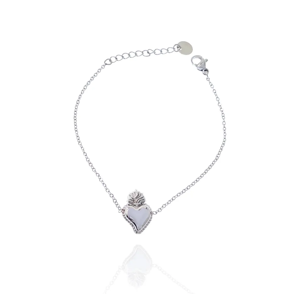 Sacro Cuore-Bracciale in Acciaio Emana - BAC-103-AA2690B