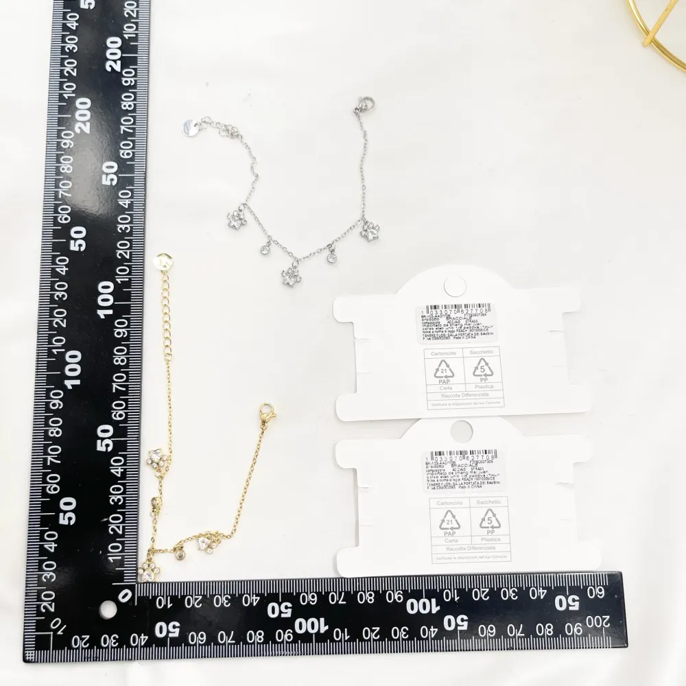 zampa punto luce-Bracciale in Acciaio - BAC-103-AA2770B