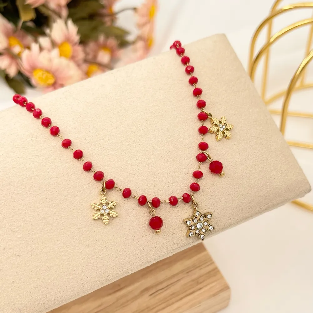 Fiocco di Neve-Bracciale in Acciaio con Chiusura - BAC-103-AA2775B