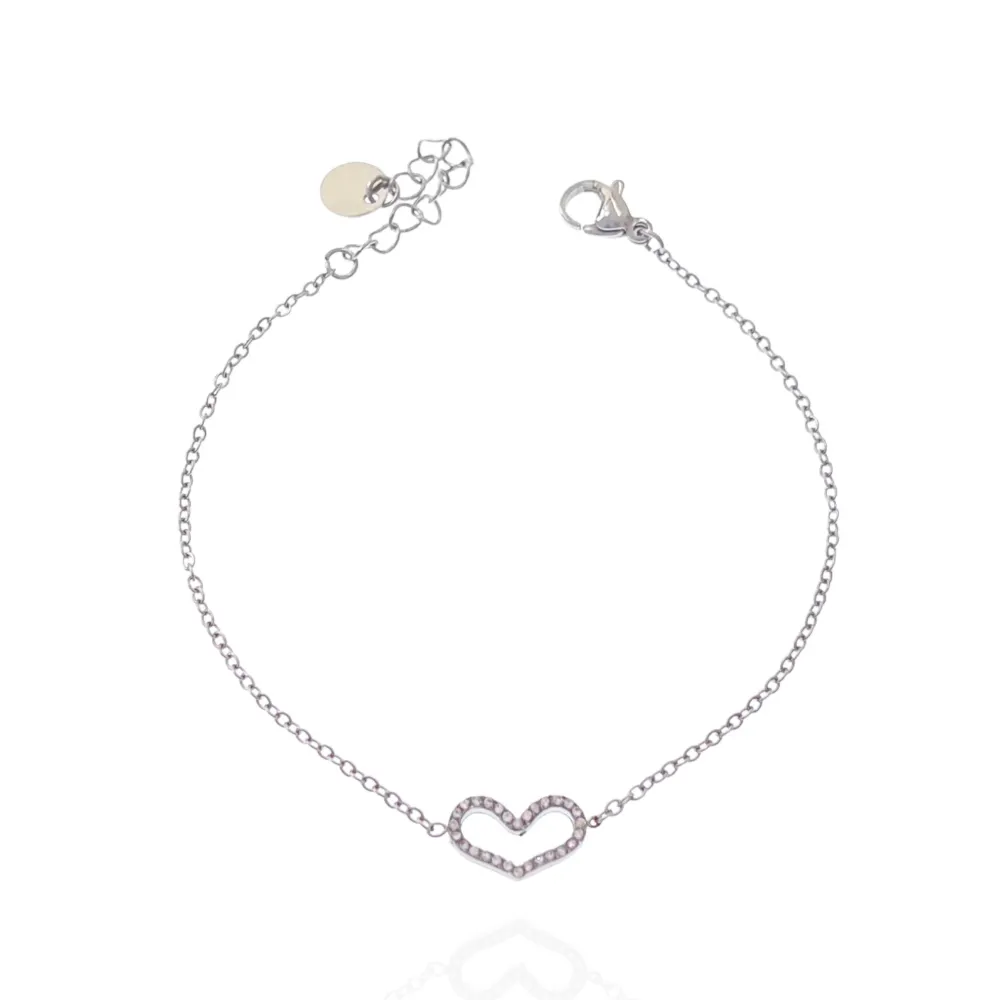 Cuore Vuoto-Bracciale in Acciaio EMANA - BAC-103-AA2819B