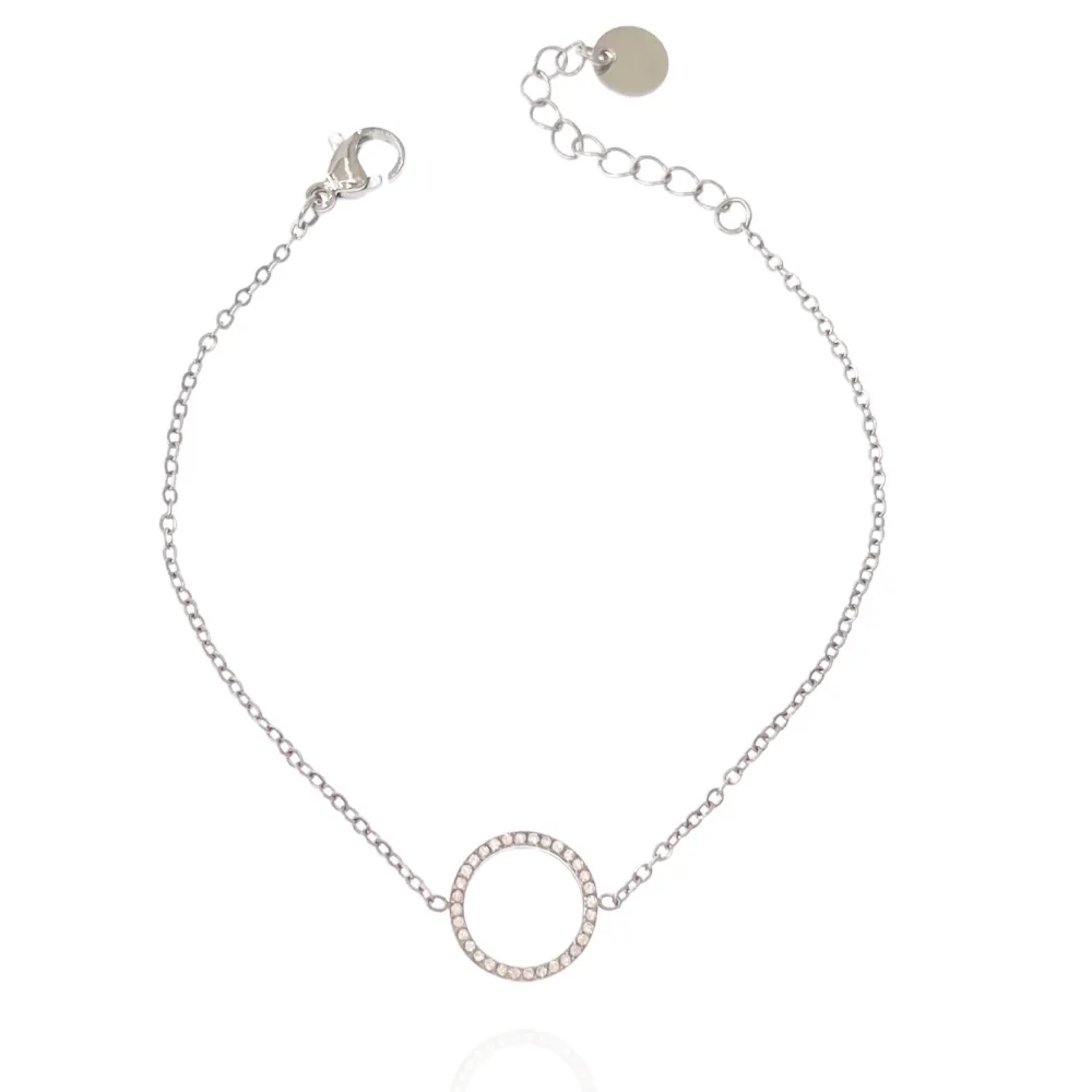 Cerchio -Bracciale in Acciaio con Chiusura - BAC-103-AA2831B