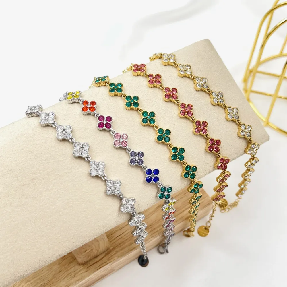 Quadrifoglio-Bracciale in Acciaio - BAC-103-AA3389B