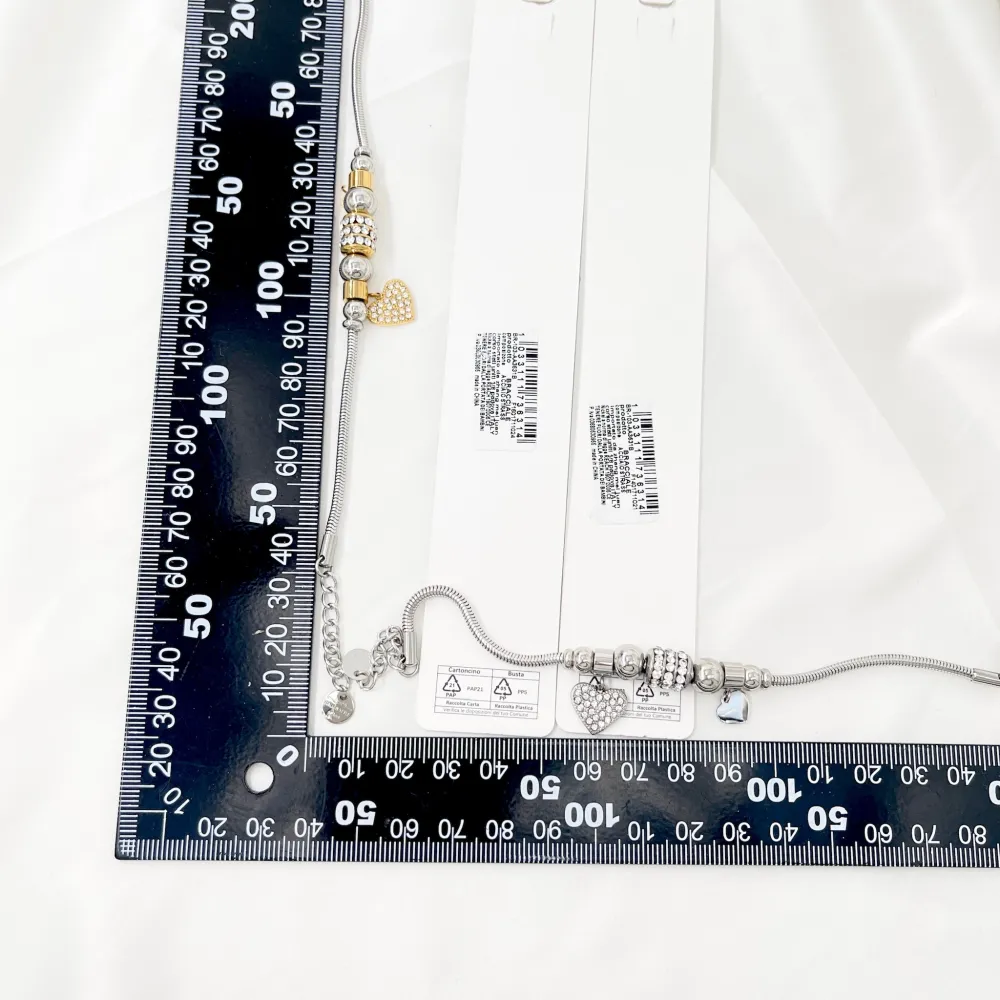 Charmes Cuore-Bracciale in Acciaio - BAC-103-AA3631B