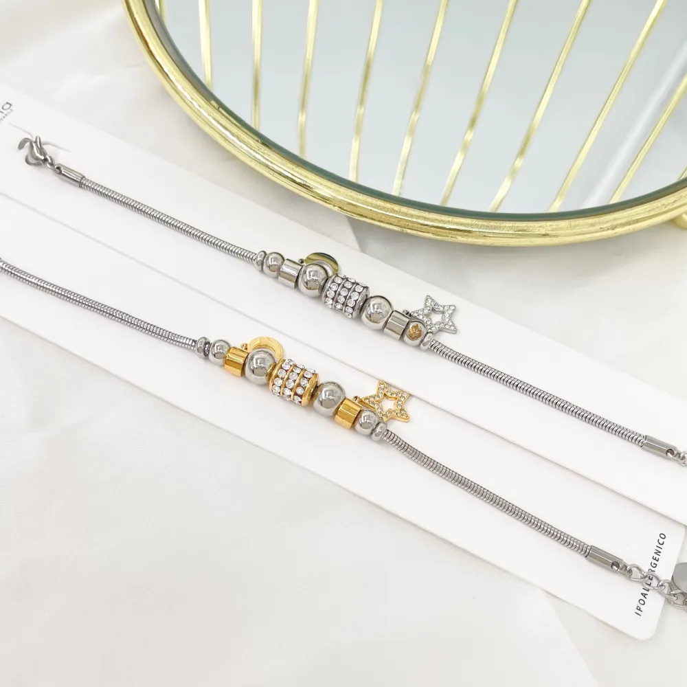 Charmes Stella-Bracciale in Acciaio - BAC-103-AA3634B