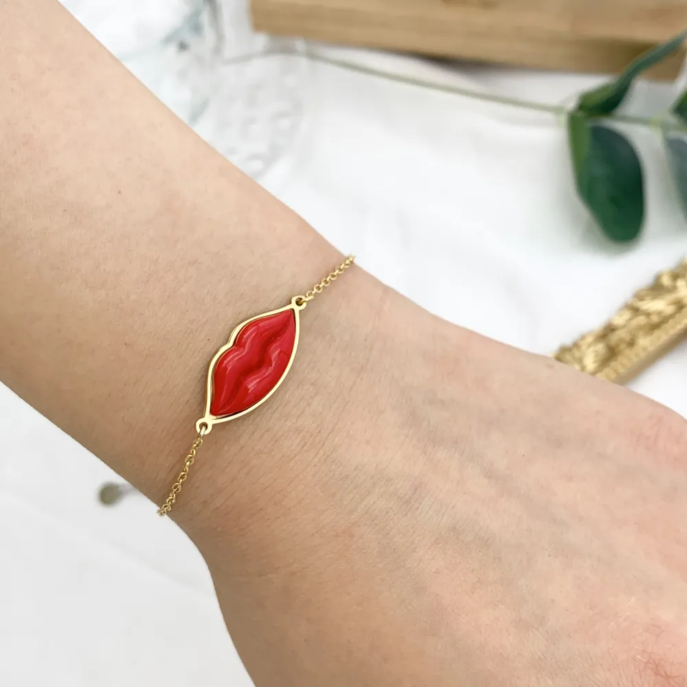 Bocca-Bracciale in Acciaio con Chiusura - BAC-103-AA4058B