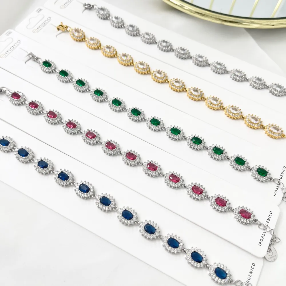 Punto Luce Ovale -Bracciale in Acciaio - BAC-103-AA5137B C