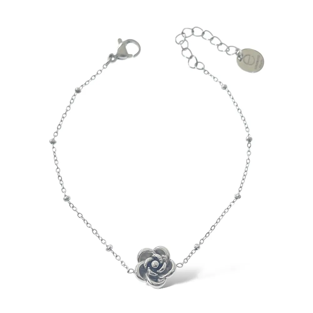 Rosa-Bracciale in Acciaio - BAC-103-AA5317