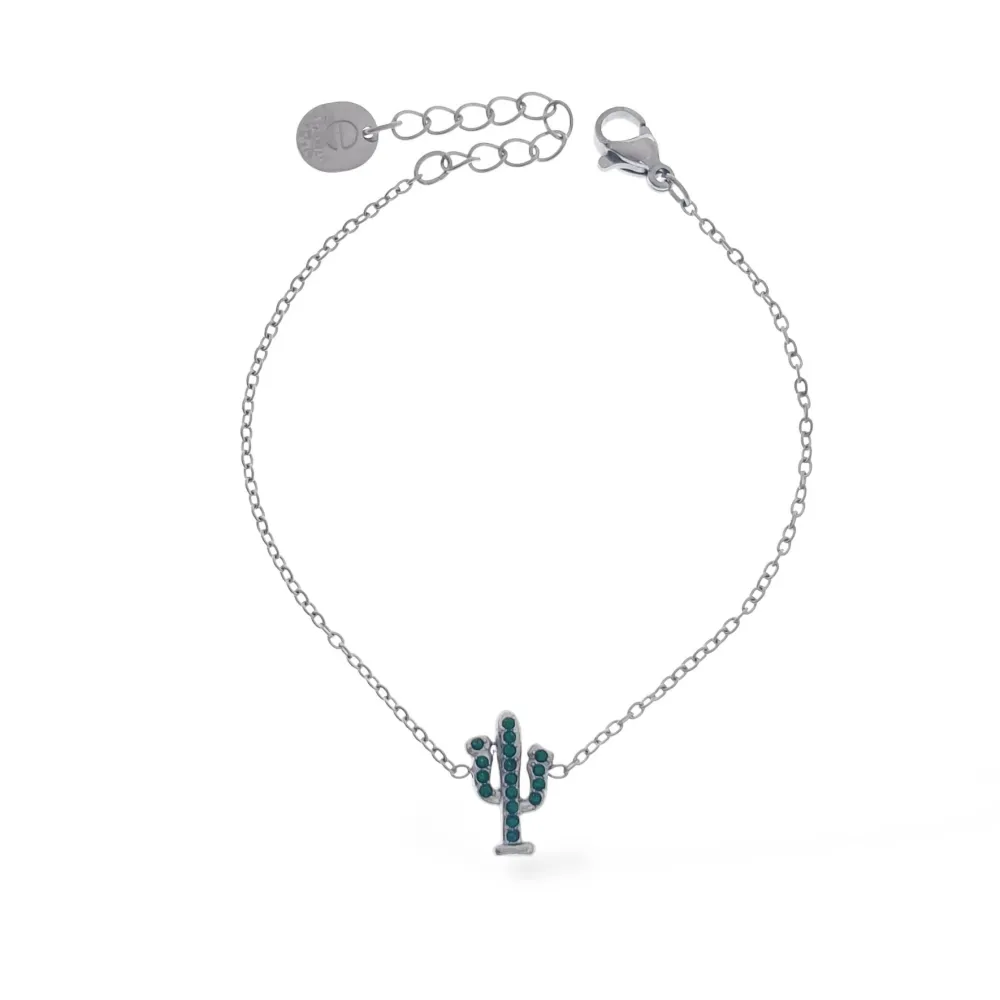 Cactus-Bracciale in Acciaio - BAC-103-AA5660B