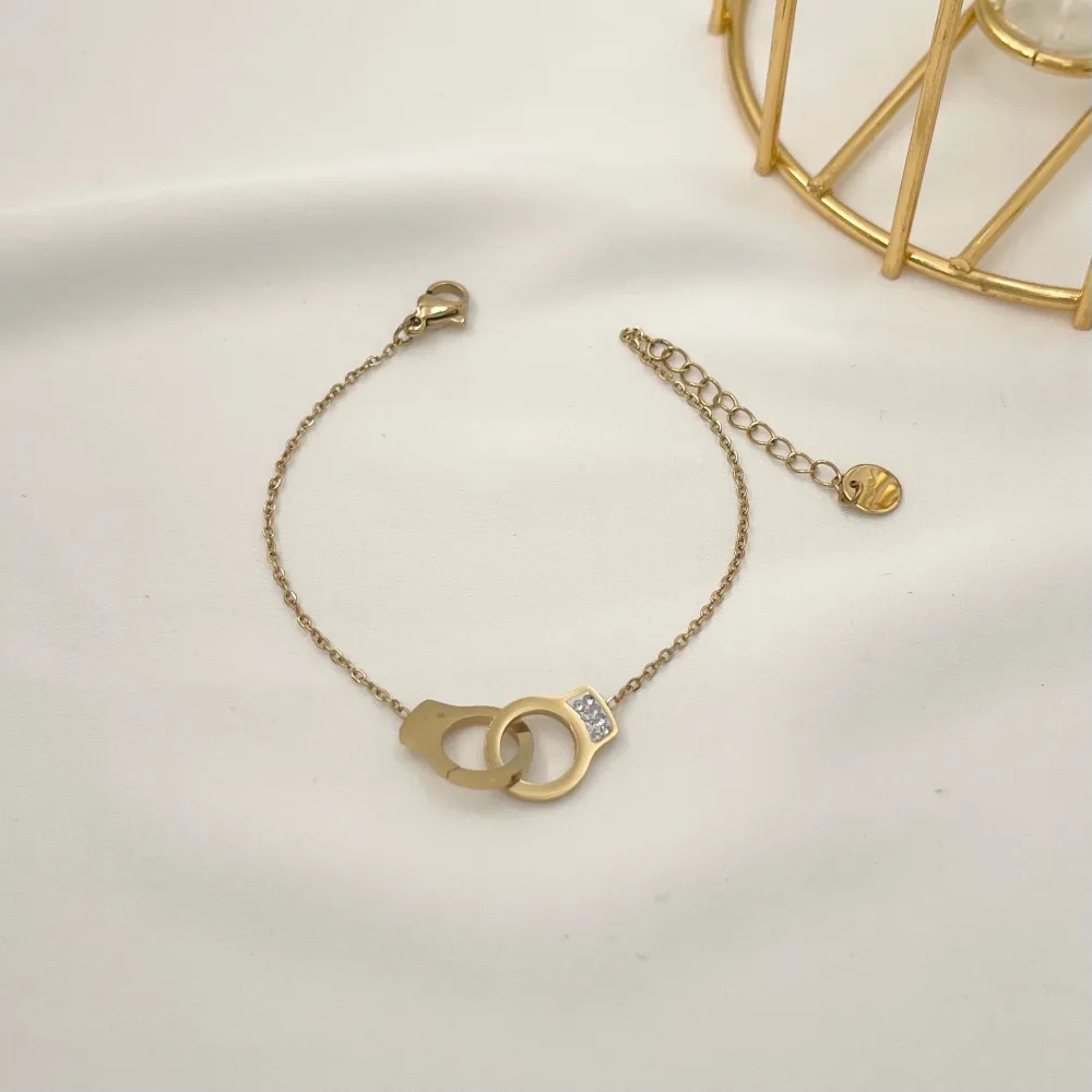 Doppio Manette-Bracciale in Acciaio - BAC-103-AA881B