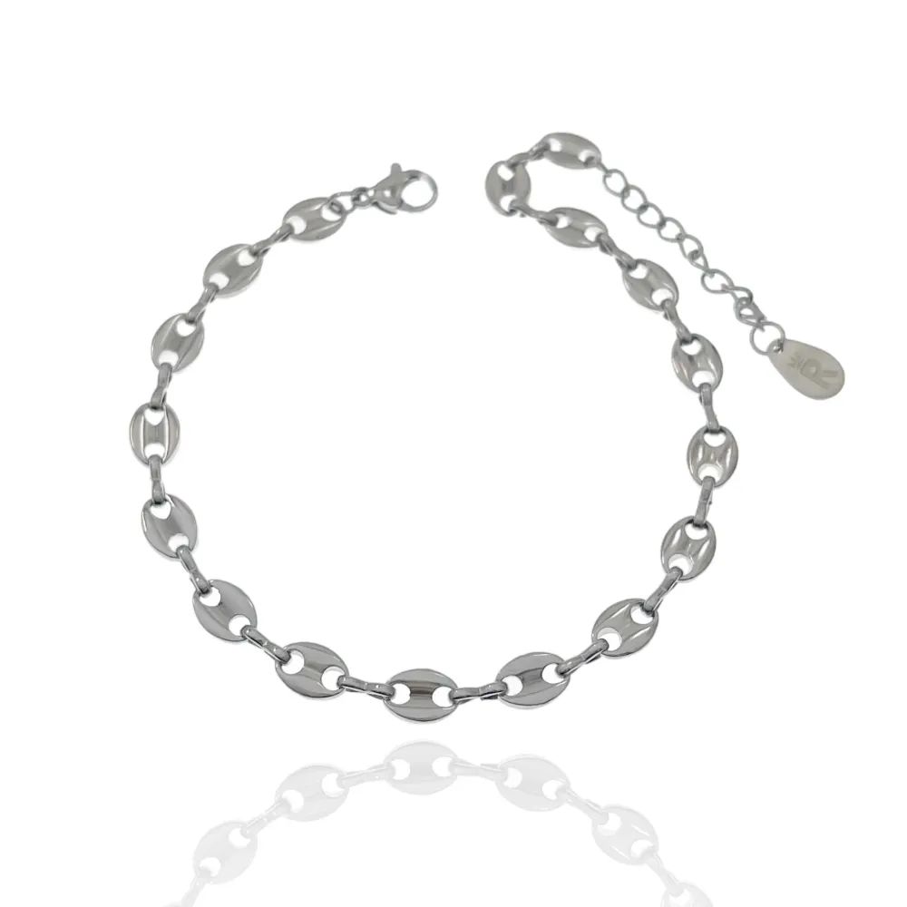 Catena a cafè-Bracciale in Acciaio - BAC-413-005