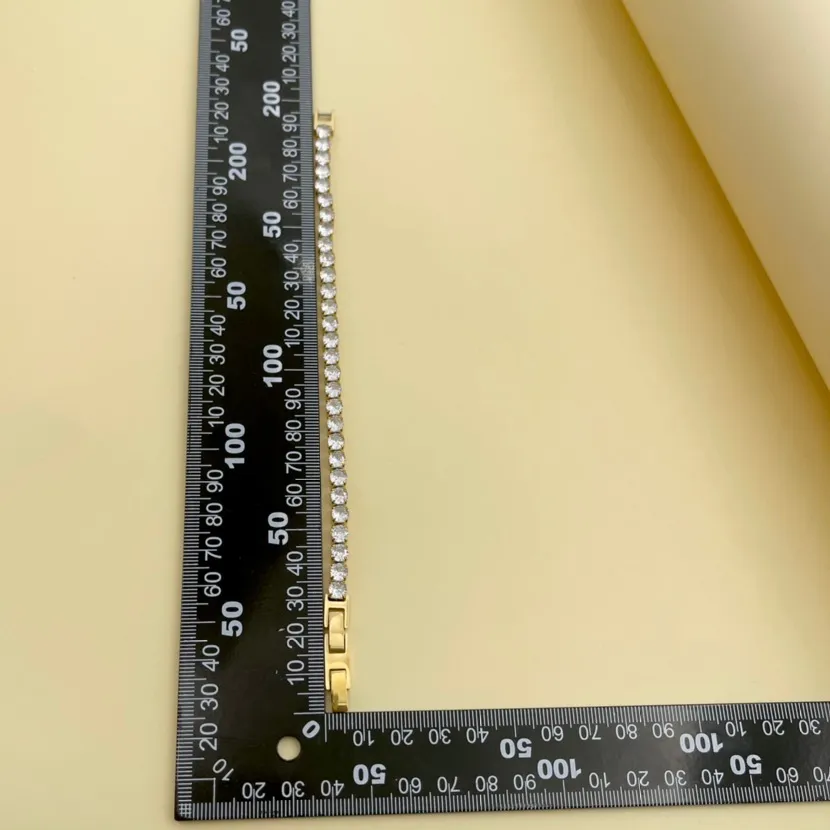 Tennis 5mm-Bracciale in Acciaio - BAC-413-040 5mm