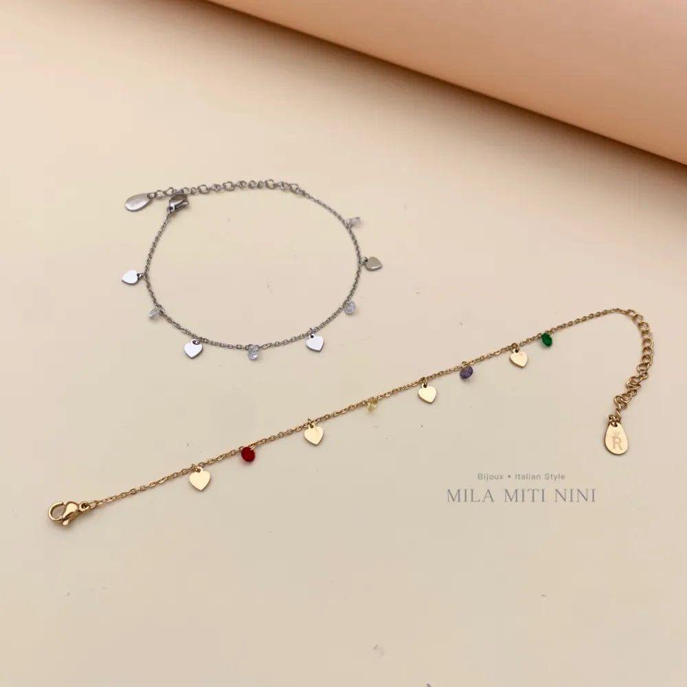 BAC-Cuorecini e e P.luci 5324-Bracciale in Acciaio - BAC413-1285