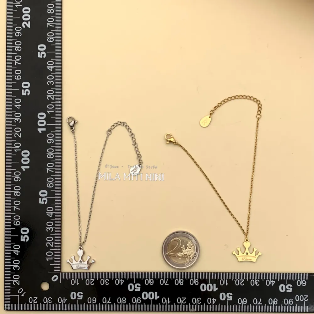 Corona-Bracciale in Acciaio con Chiusura - BAC413-1403