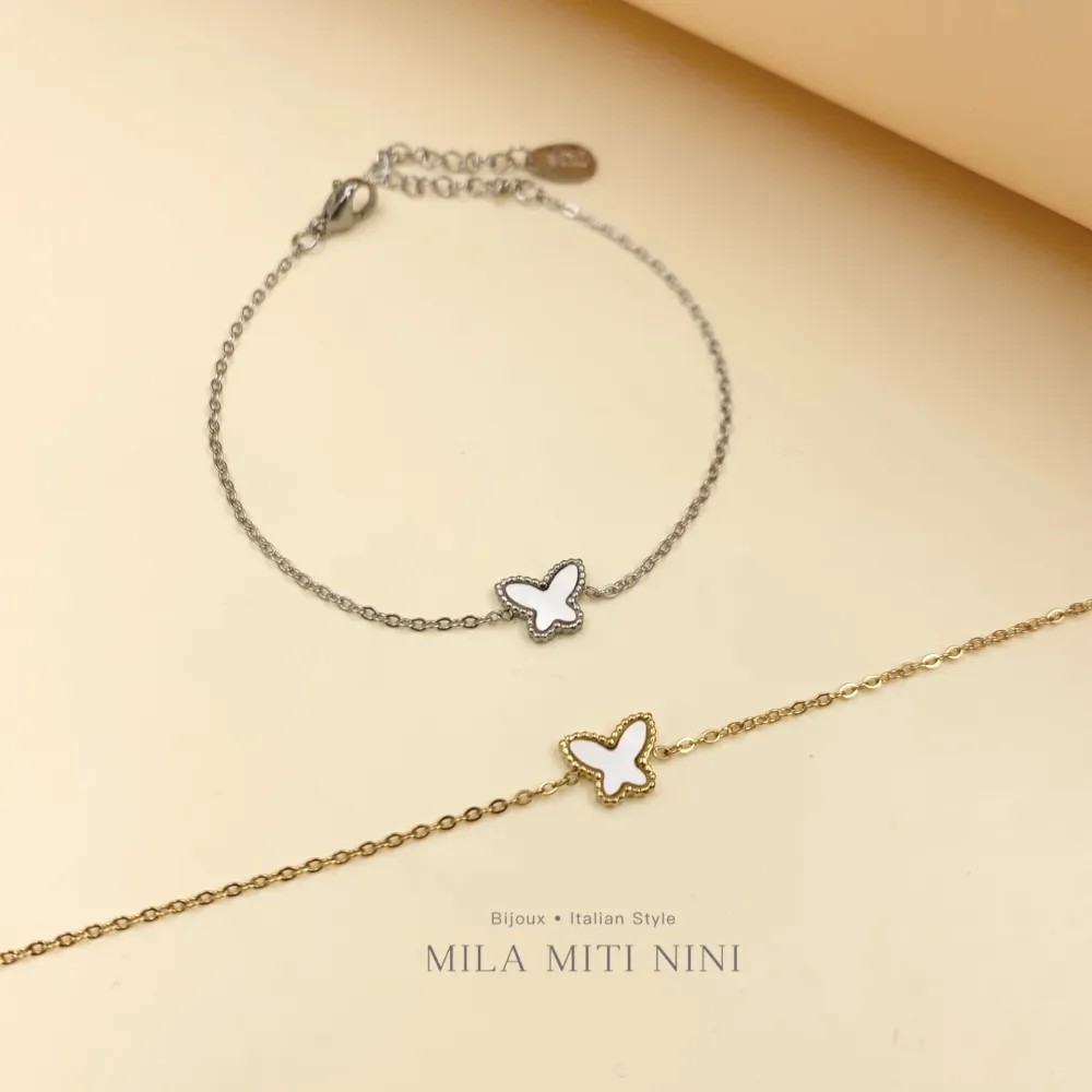 Farfalla -Bracciale in Acciaio con Chiusura - BAC-413-1762