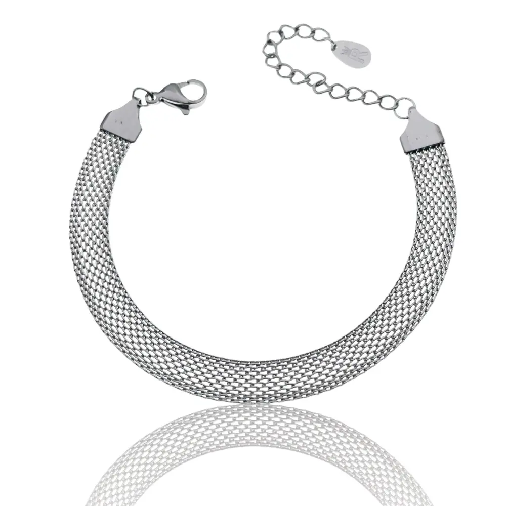 Fascia -Bracciale in Acciaio con Chiusura - BAC-413-1783