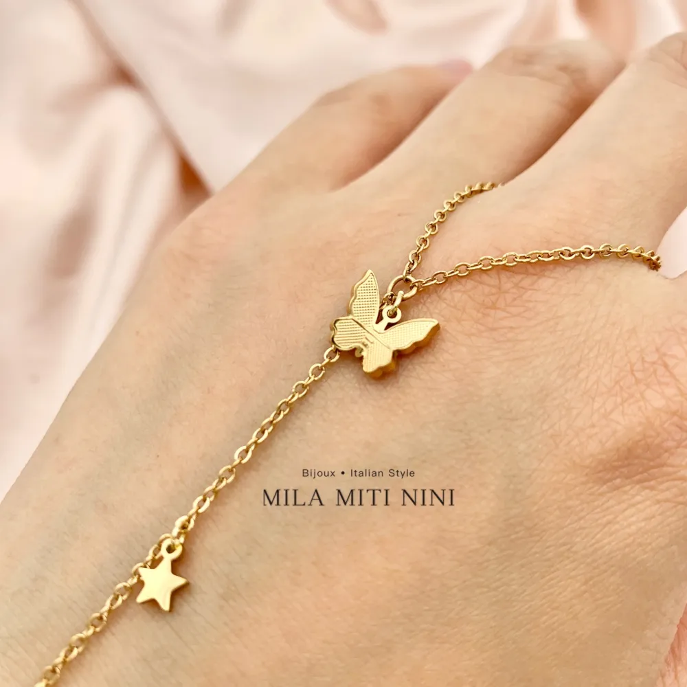 Farfalla-Baciamano in Acciaio - BAC-413-1848