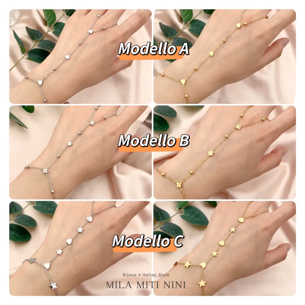 Cuore Vuoto-Baciamano in Acciaio - BAC-413-1853 Modello I