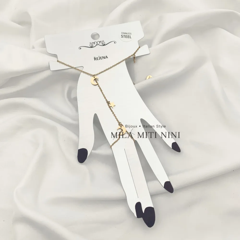 Stella Luna-Baciamano in Acciaio - BAC-413-1882