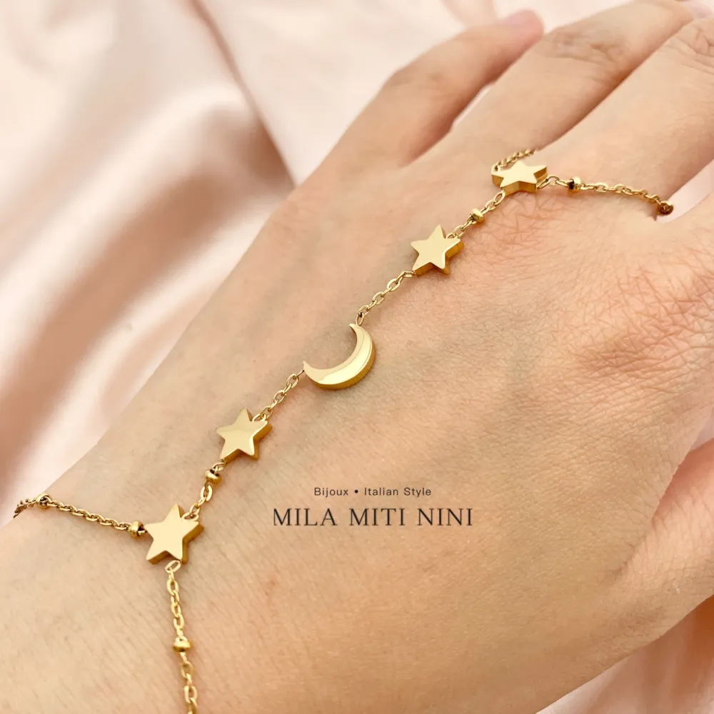 Stella Luna-Baciamano in Acciaio - BAC-413-1946