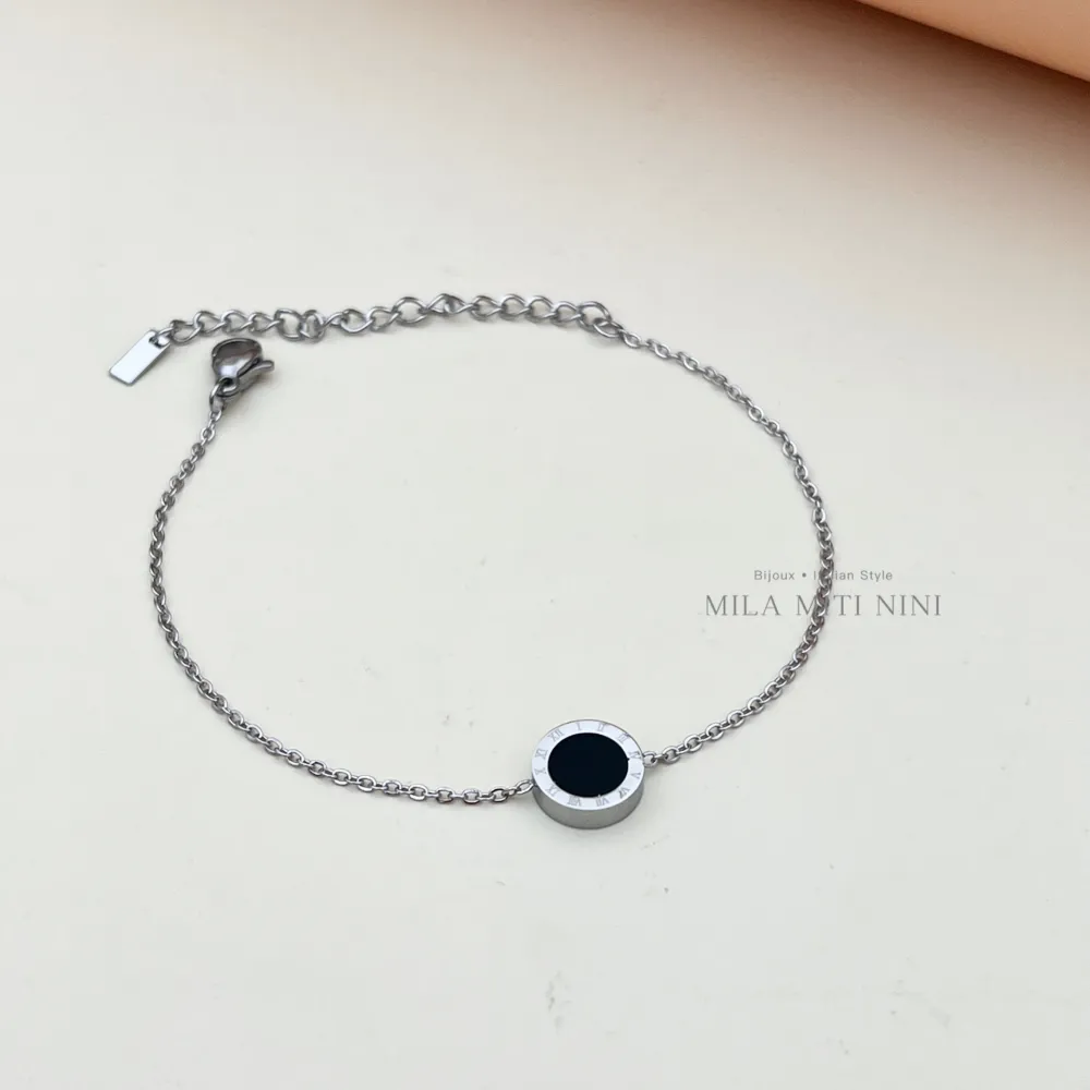 N.Romani-Bracciale in Acciaio con Chiusura - BAC413-2482