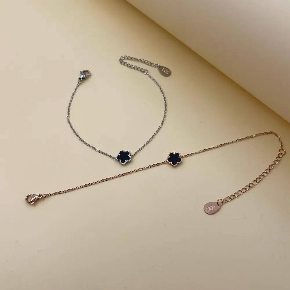 Fiore Margherita-Bracciale in Acciaio con Chiusura - BAC-413-255