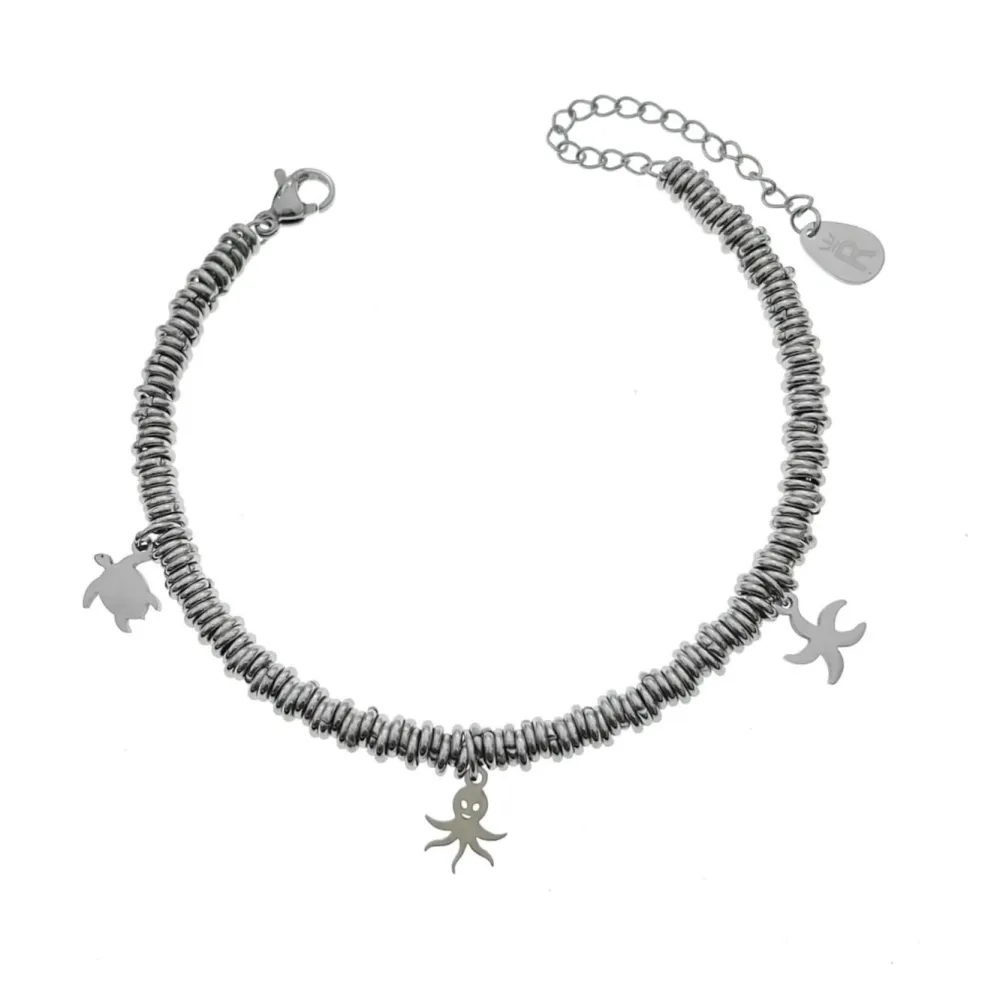 Mare Stella-Bracciale in Acciaio con Chiusura - BAC-413-756