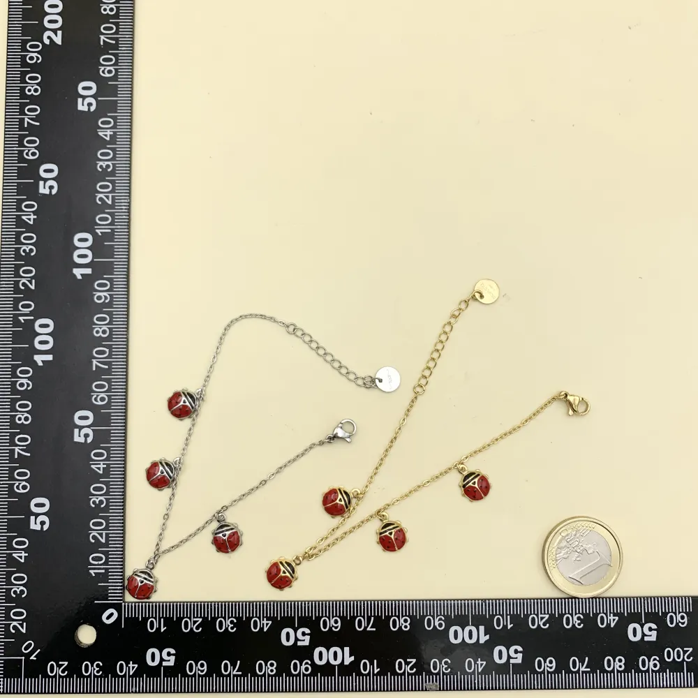 Coccinella-Bracciale in Acciaio - BAC-413-AA616B
