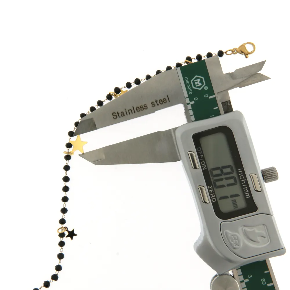 BAC6793-Rosario Stella-Bracciale con Chiusura in Acciaio - BAC6793-Rosario Stella-Bracciale con Chiusura in Acciaio