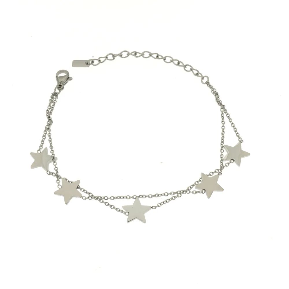 BAC-Stella 5401 - Bracciale Doppio Filo in Acciaio - BAC-Stella 5401 - Bracciale Doppio Filo in Acciaio