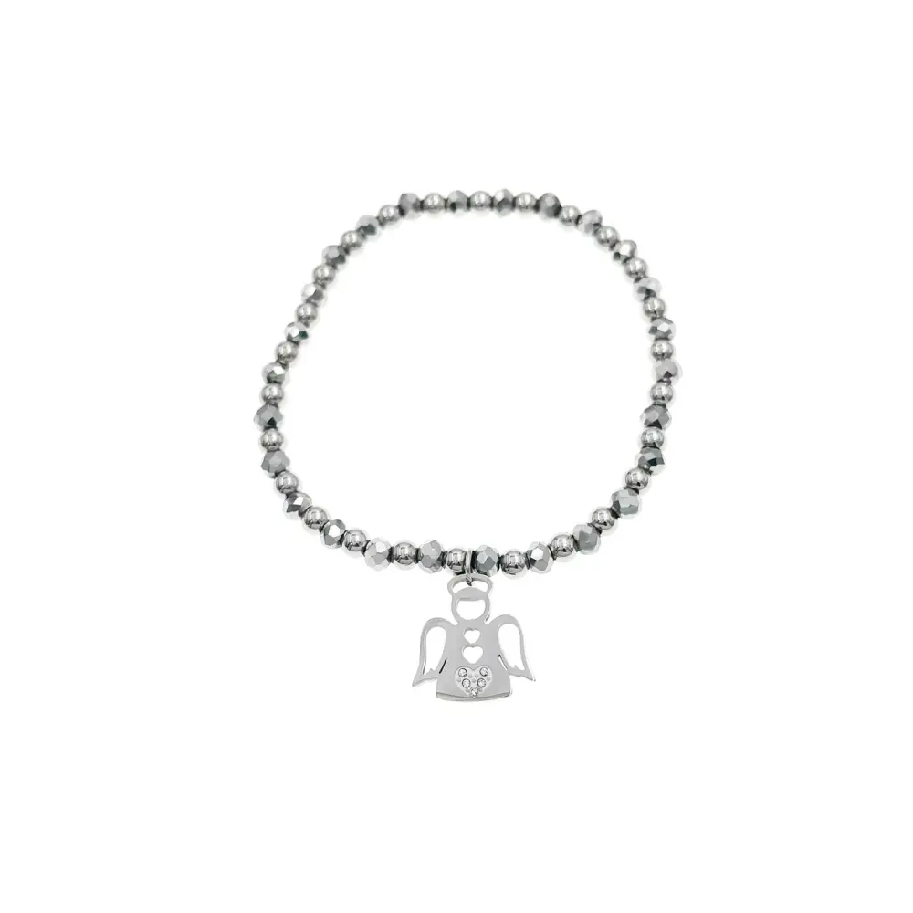 Angelo-Bracciale Elastico in Acciaio - BAE-Angelo