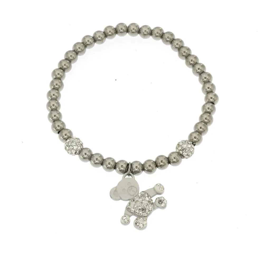 BAE-Orsetto 5388 - Bracciale Elastico in Acciaio - BAE-Orsetto 5388 - Bracciale Elastico in Acciaio