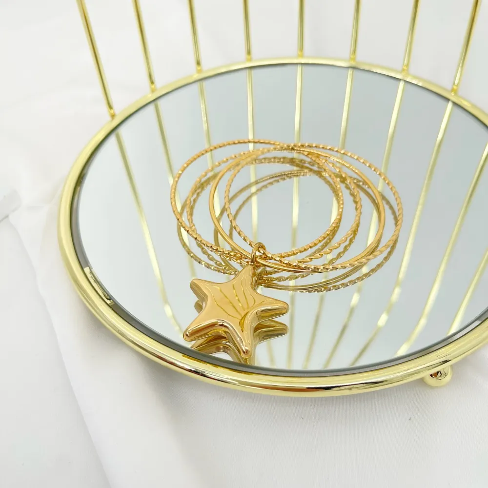 Stella-Bracciali Multifili Rigidi in Acciaio - BAR-103-AA3367B