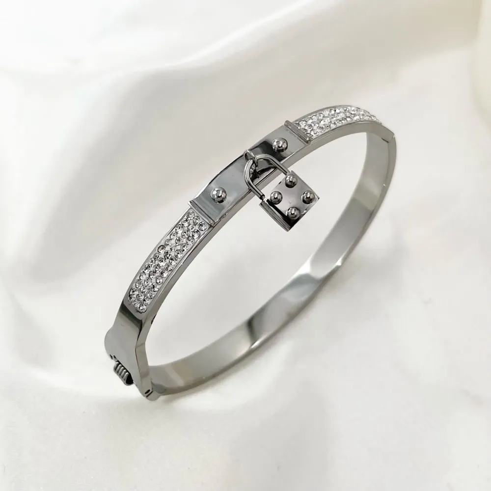 Lucchetto-Bracciale Rigido in Acciaio - BAR-413-1357