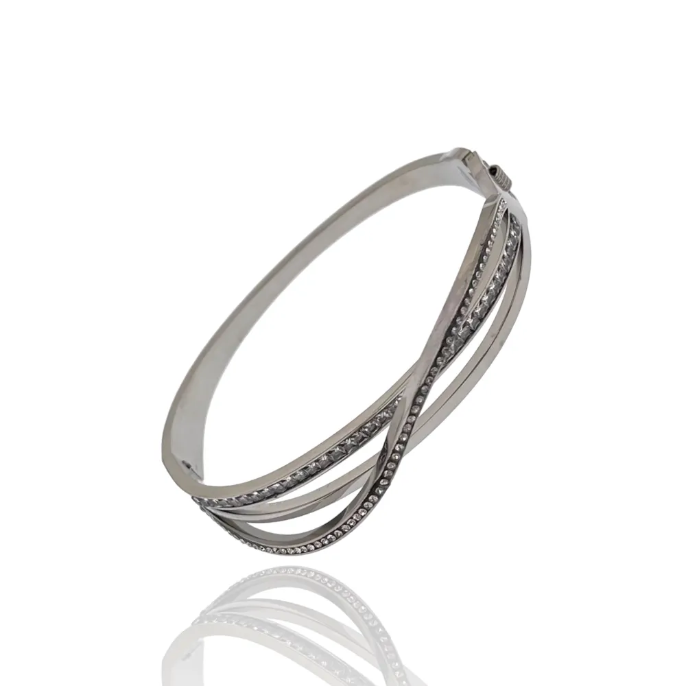 x- Bracciale Rigido in Acciaio - BAR-413-2286