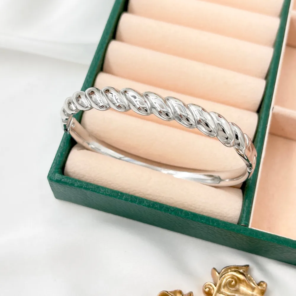 Semplice -Bracciale Rigido in Acciaio - BAR-413-2915