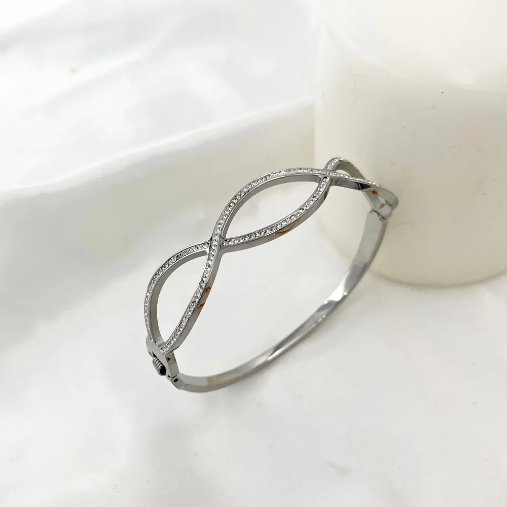 Vuoto-Bracciale Rigido in Acciaio - BAR-413-327