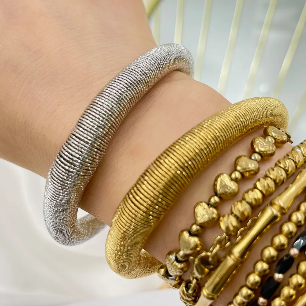 Molla-Bracciale Rigido in Acciaio - BAR-413-4275B