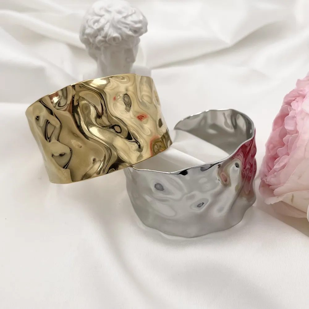 Semplice-Bracciale Rigido in Acciaio - BAR-413-6664