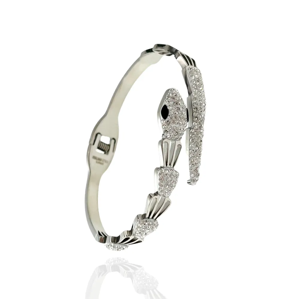 Serpente-Bracciale Rigido in Acciaio - BAR-413-S1355