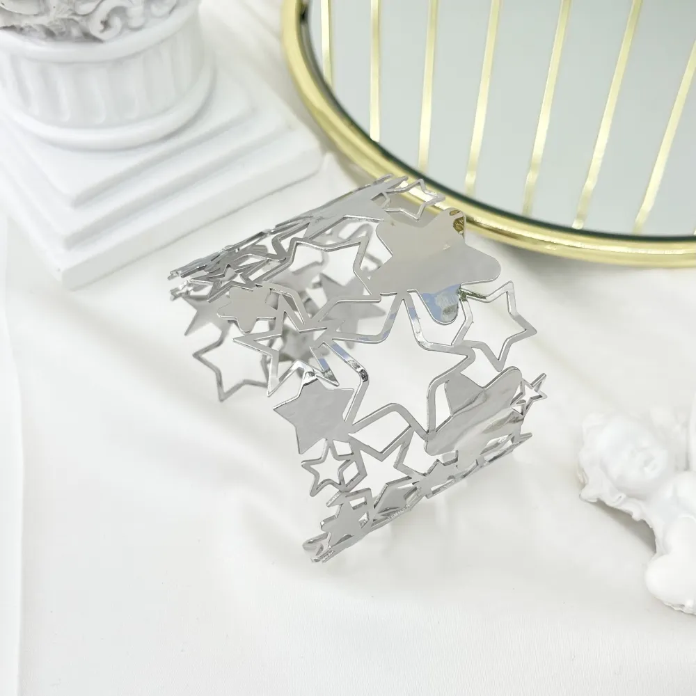 Stella-Bracciale Rigido in Acciaio - BAR-732-228