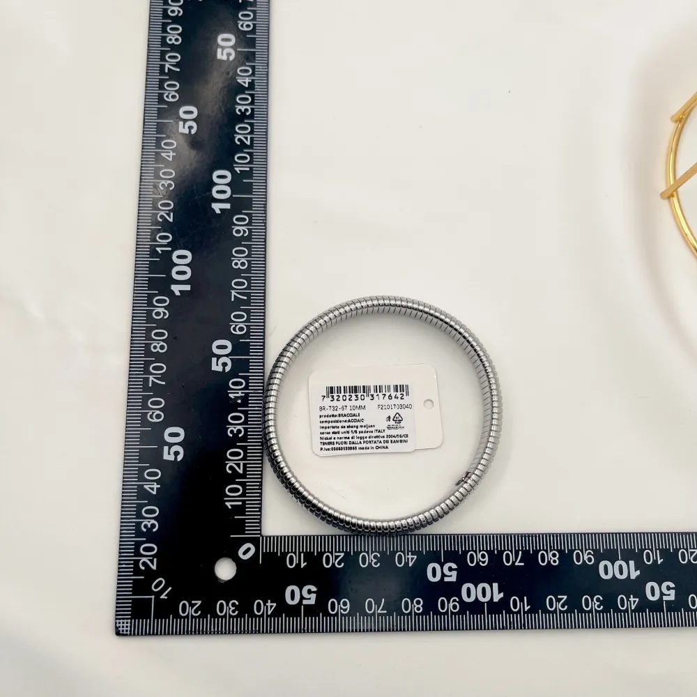 Semplice-Bracciale Rigido in Acciaio - BAR-732-67