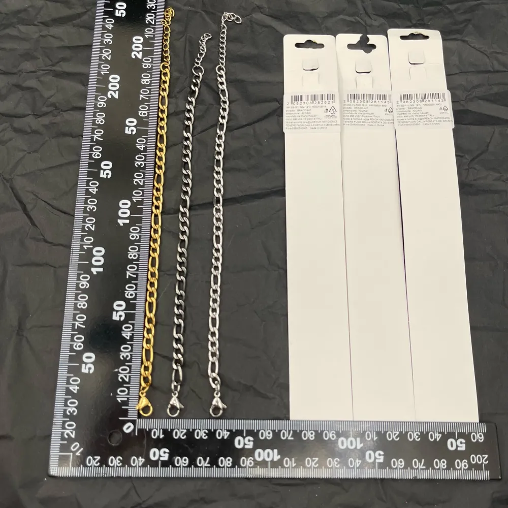 Catena 5mm 1.4NK3.1-Bracciale Unisex in Acciaio - BAU-208-262 5mm