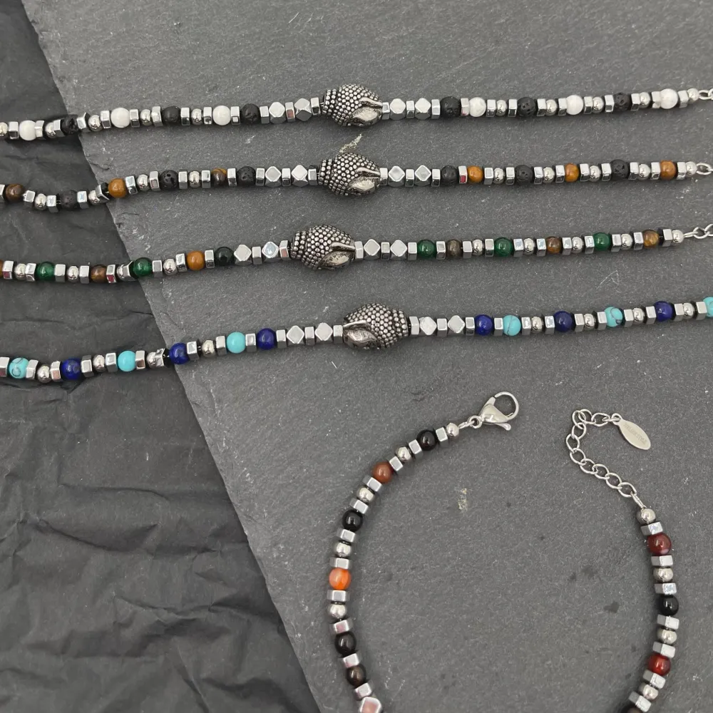 Buddha-Bracciale in Acciaio con Chiusura - BAU-600-274 4mm